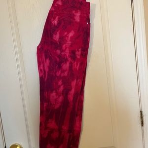 Pink jeans